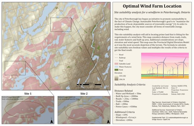 Optimal Windfarm Location by Lori Lowy
